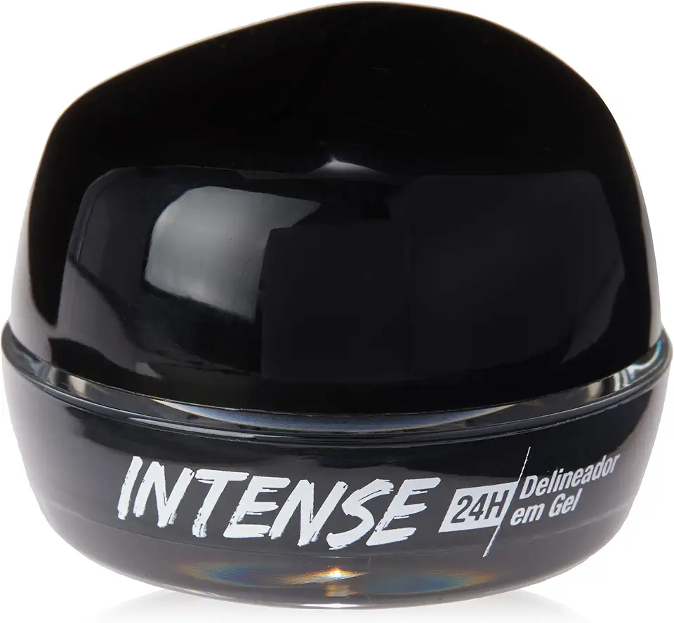 Intense 24H Delineador Gel Blackout, Rk By Kiss, Preto