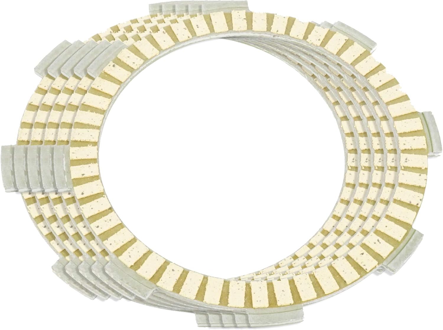 Caltric Clutch Friction Plates Compatible with Honda CRF230F 2003 2004 2005 2006 2007 2008 2009 2010-2017
