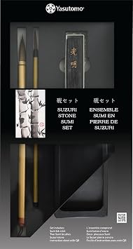 Yasutomo Suzuri Stone Sumi Set (SWS600)