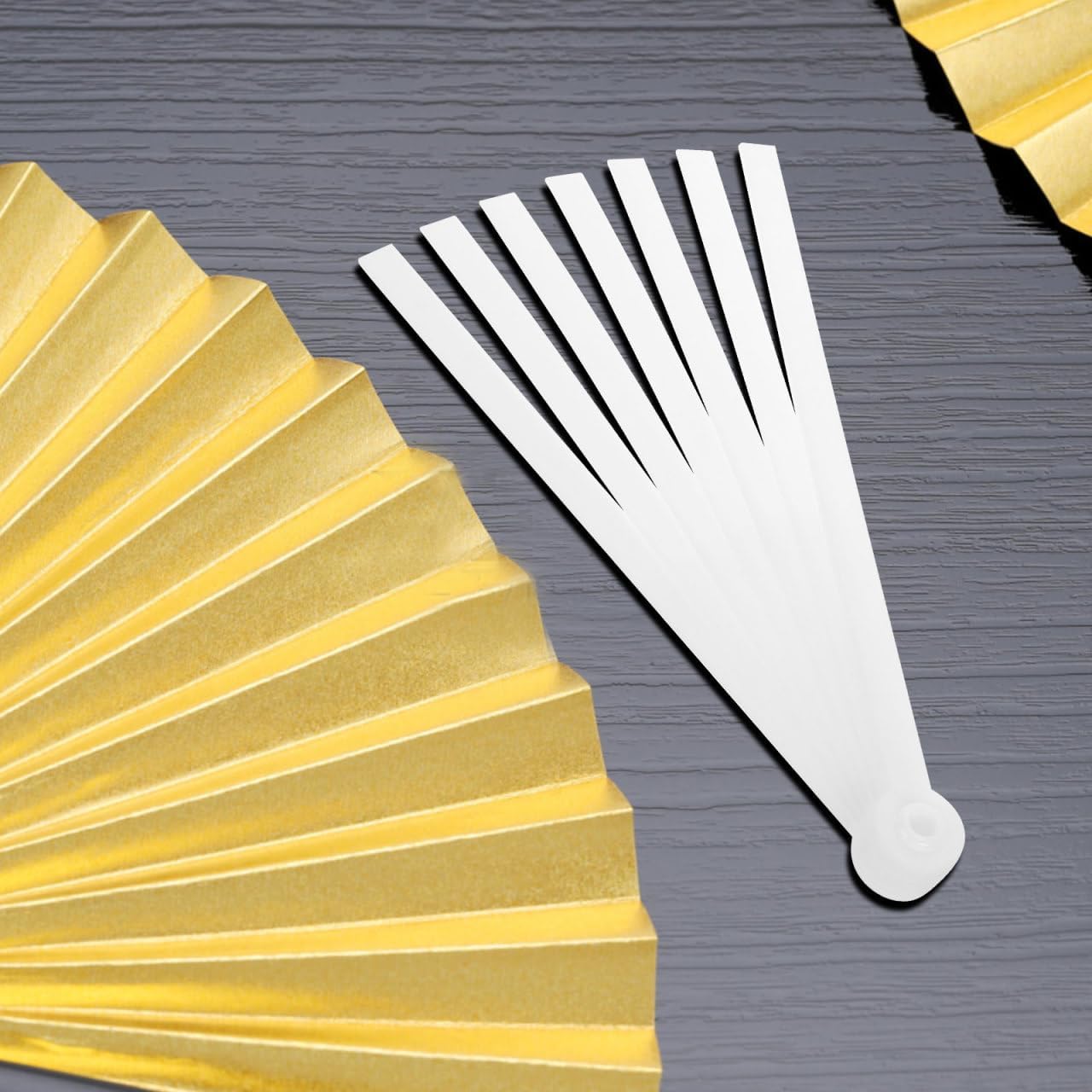 10pcs Folding Fan Frame Plastic Unfinished Hand Fan for Creative Projects Convenient for Wedding Decor Crafting Space-Saving Design Easy to Store image 3