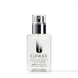 Clinique 3-Step Dramatically Different Hydrating Jelly Face Moisturizer With Hyaluronic Acid For All Skin Types, 4.2 Fl Oz