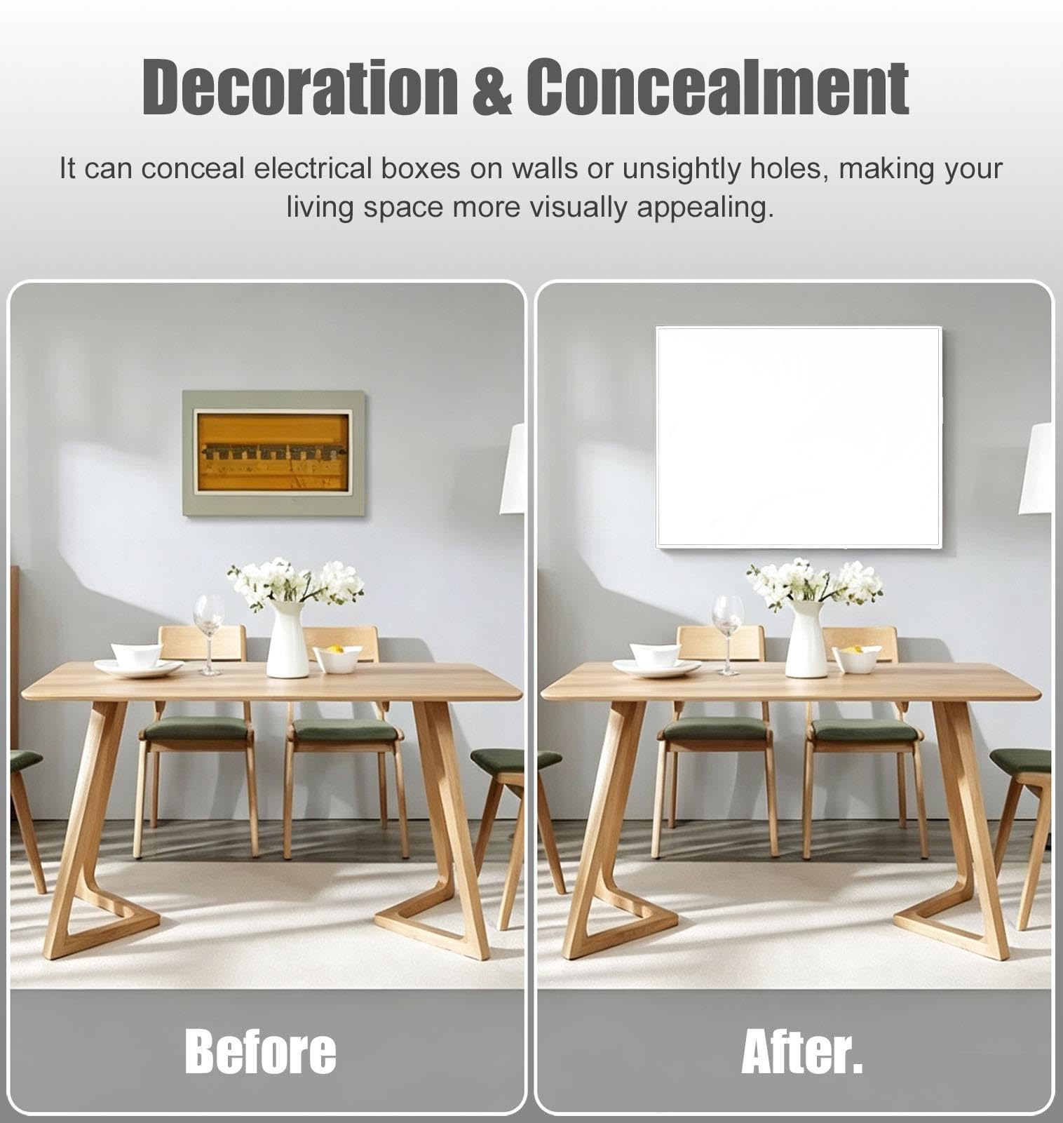 Copri Quadro Elettrico Copertura Decorativa per Scatola dei Fusibili