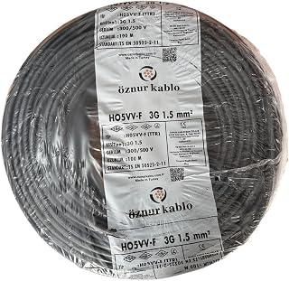 ÖZNUR Marka%100 Bakır 3X1.5 mm TTR Elektrik Kablos
