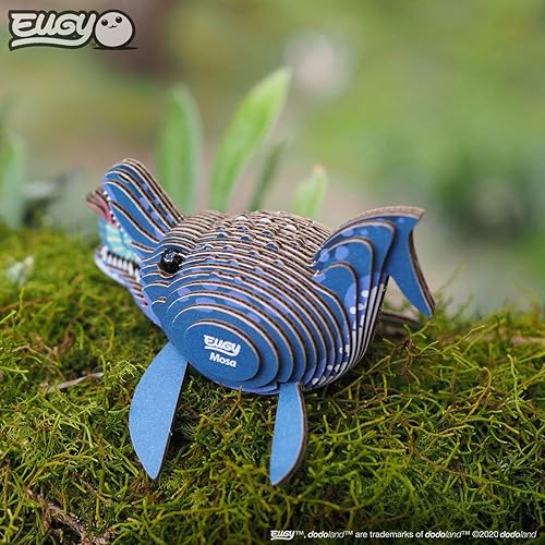 Miniatura 7 de Eugy Mosasaurus - Rompecabezas 3D de dinosaurio, 25 piezas, ecológico, educativo, para niños de 6 años en adelante