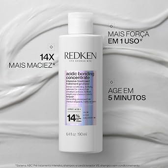 REDKEN Acidic Bonding Concentrate Intensive Pre-Treatment, Repairs Broken Bonds, For Damaged Hair, Bonding Care, 190ml