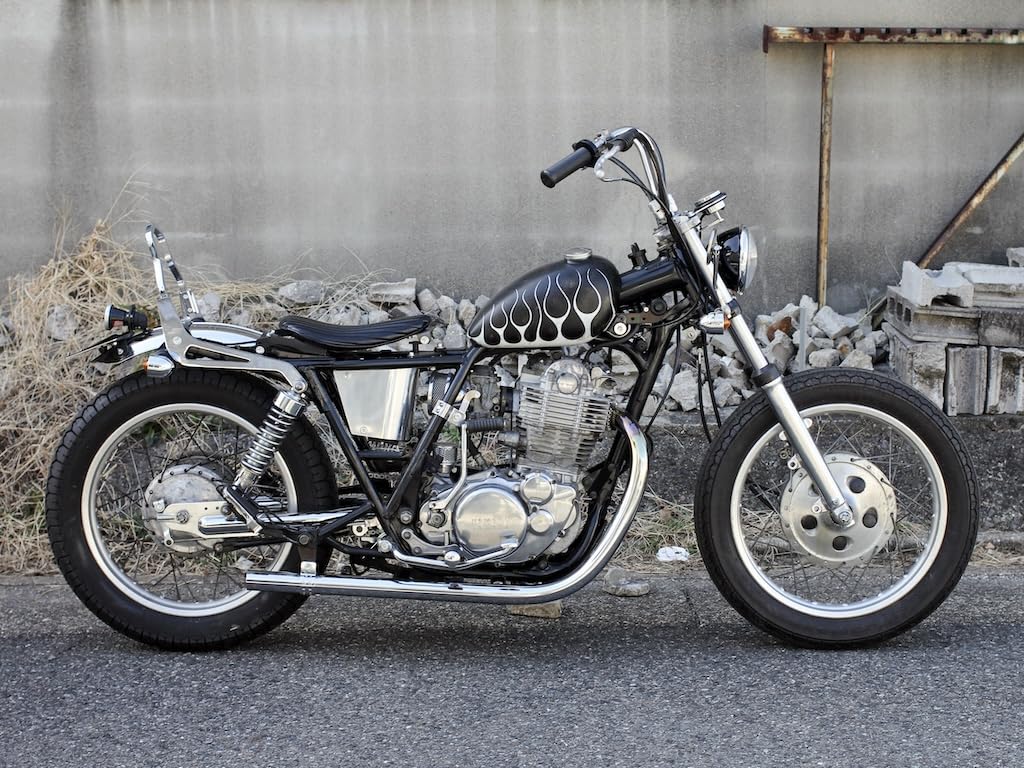 2%er SR400/500 シーシーバー ショート Amazon | MOTOR ROCK(モーターロック) SR400/500用 シーシーバー