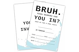 Pool Party Birthday Invitation: Let's Dive into Fun!