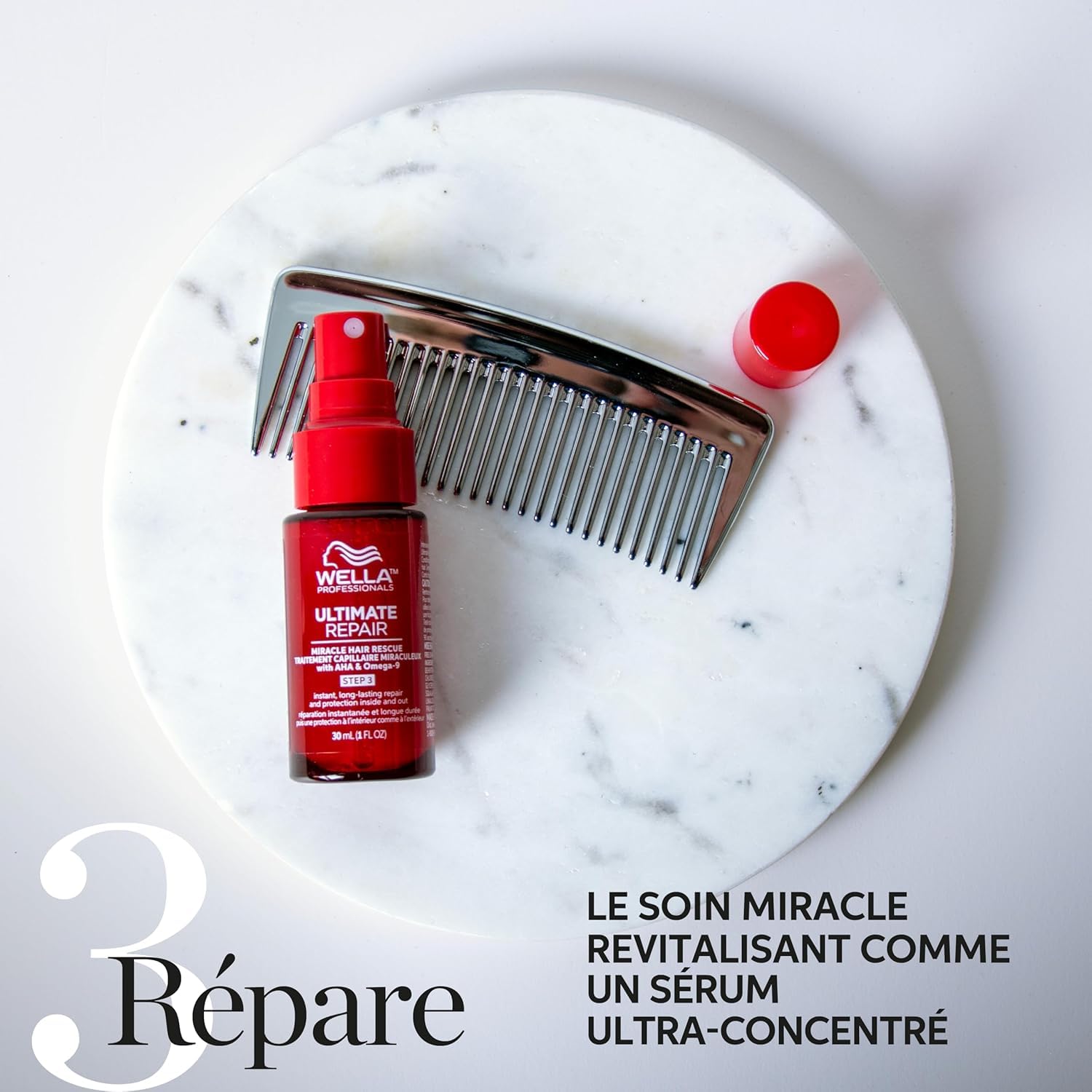 Wella Professionals Ultimate Repair Shampoing léger pour cheveux abîmés, Après-shampoing nourrissant et Soin Protecteur sans Rinçage, Protection contre tous les types de dommages - 1L + 500ml + 140ml