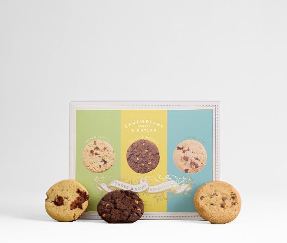 Cartwright & Butler Luxury Biscuit Gift Selection, 3 Flavours, 600g