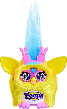 Furby Furblets Peeps Mini 3-Inch Electronic Plush Candy Toys for Kids 6+ Easter Basket Stuffers