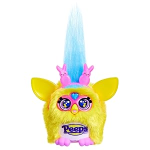 Furby Furblets Peeps Mini 3-Inch Electronic Plush Candy Toys for Kids 6 Easter Basket Stuffers