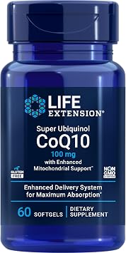 Life Extension Super Ubiquinol CoQ10 with Enhanced Mitochondrial Support & Super Omega-3 Plus EPA/DHA Fish Oil, Sesame Lignans, Olive Extract, Krill & Asta