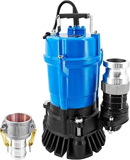 115V 1/2HP 52.8GPM 3600RPM Sludge Dewatering Pump Replacement for Allegro 9404-04 Sludge Pump for Pumping Standing Water containing Sand, Solids, Leaves or Debris
