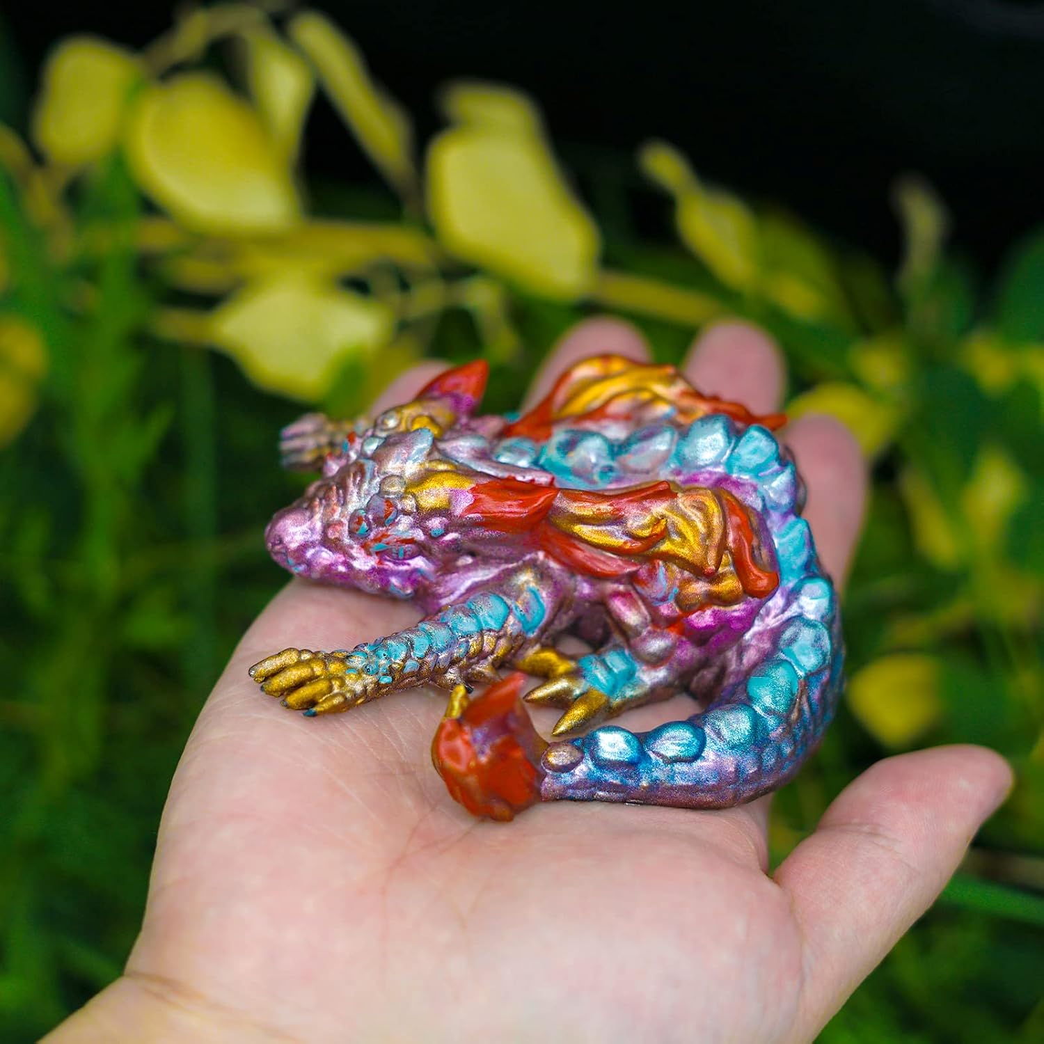 Magical Fire Dragon 3D Epoxy Resin Silicone Mold for Fondant Sugar Craft, Cake Topper Decorating, Polymer Clay, Plaster