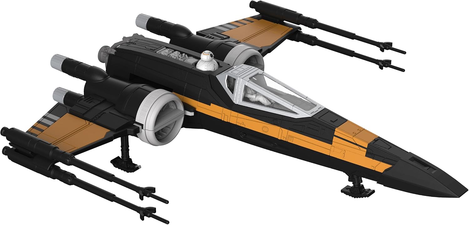 Revell Build and Play Star Wars: The Last Jedi Poe’s Boosted X-wing Fighter