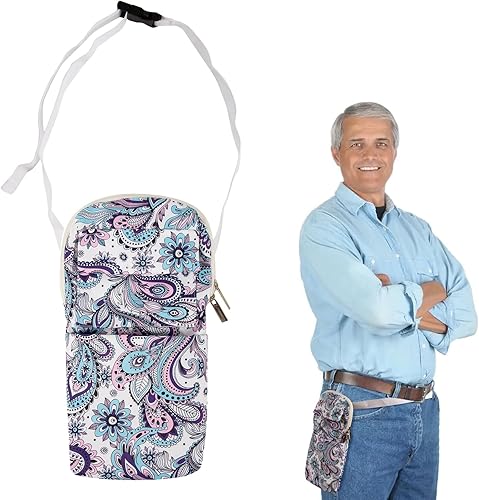 Miniatura 8 de Soporte para bolsa de drenaje de orina, fundas para bolsas de catéter con correa ajustable para la cintura y cubierta de tubo de catéter, funda para