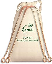 Zandu Copper Tongue Cleaner (Pack of 2) :An Anti-Microbial Tongue Cleaner for Managing Oral Health | Reduces Bad Breath & Supports Digestive Health | Comfortable & Flexible Handle | Easy & Safe to Use