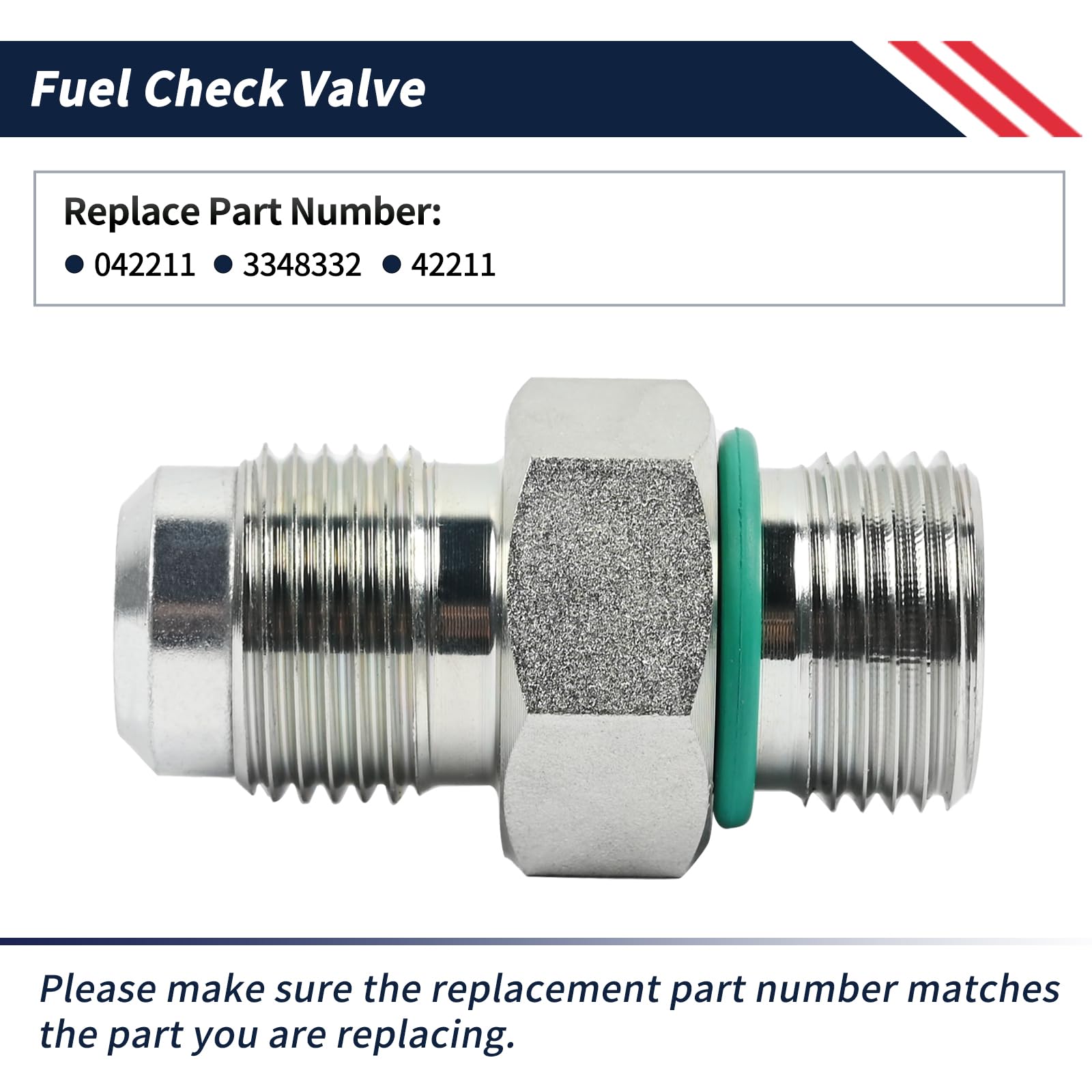 Amazon.com: Promrmr Fuel Check Valve w/Gasket Replace 042211