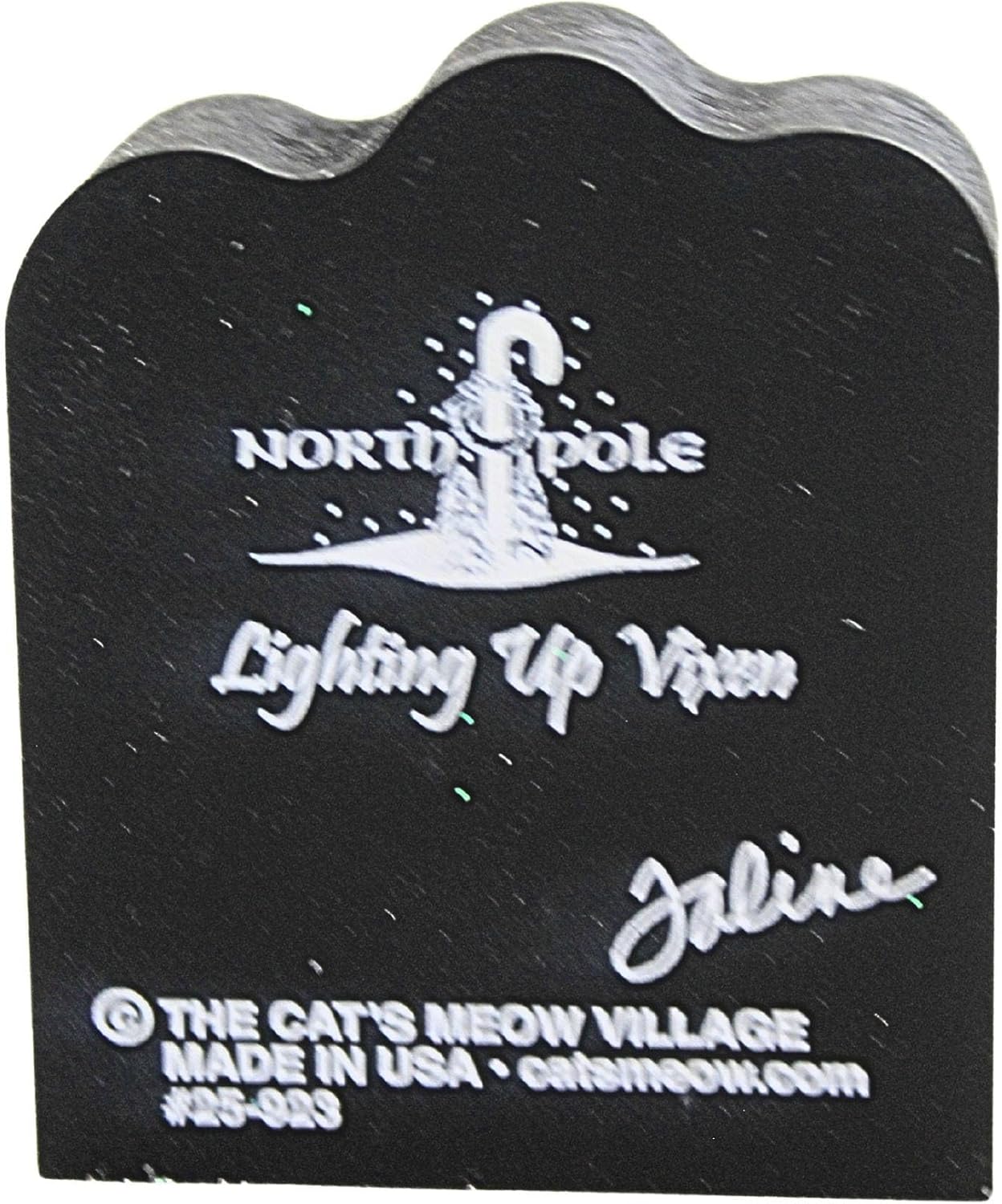 Cat's Meow Lighting Up Vixen North Pole Wood Christmas Village 25923 2.50In (1Pc)