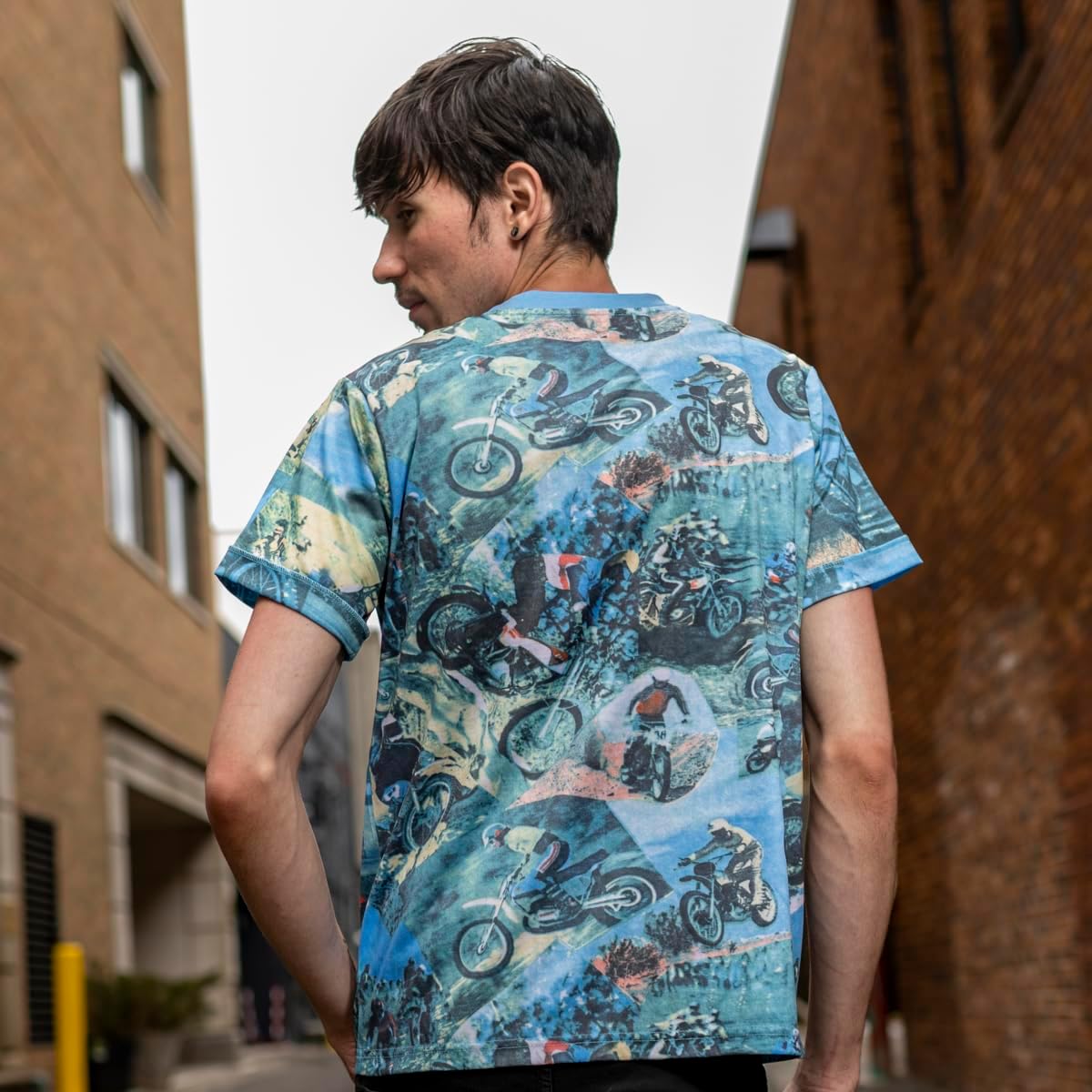 Fight Soap Tyler Blue Short Sleeve T-Shirt Halloween Costume Cosplay - Image 5