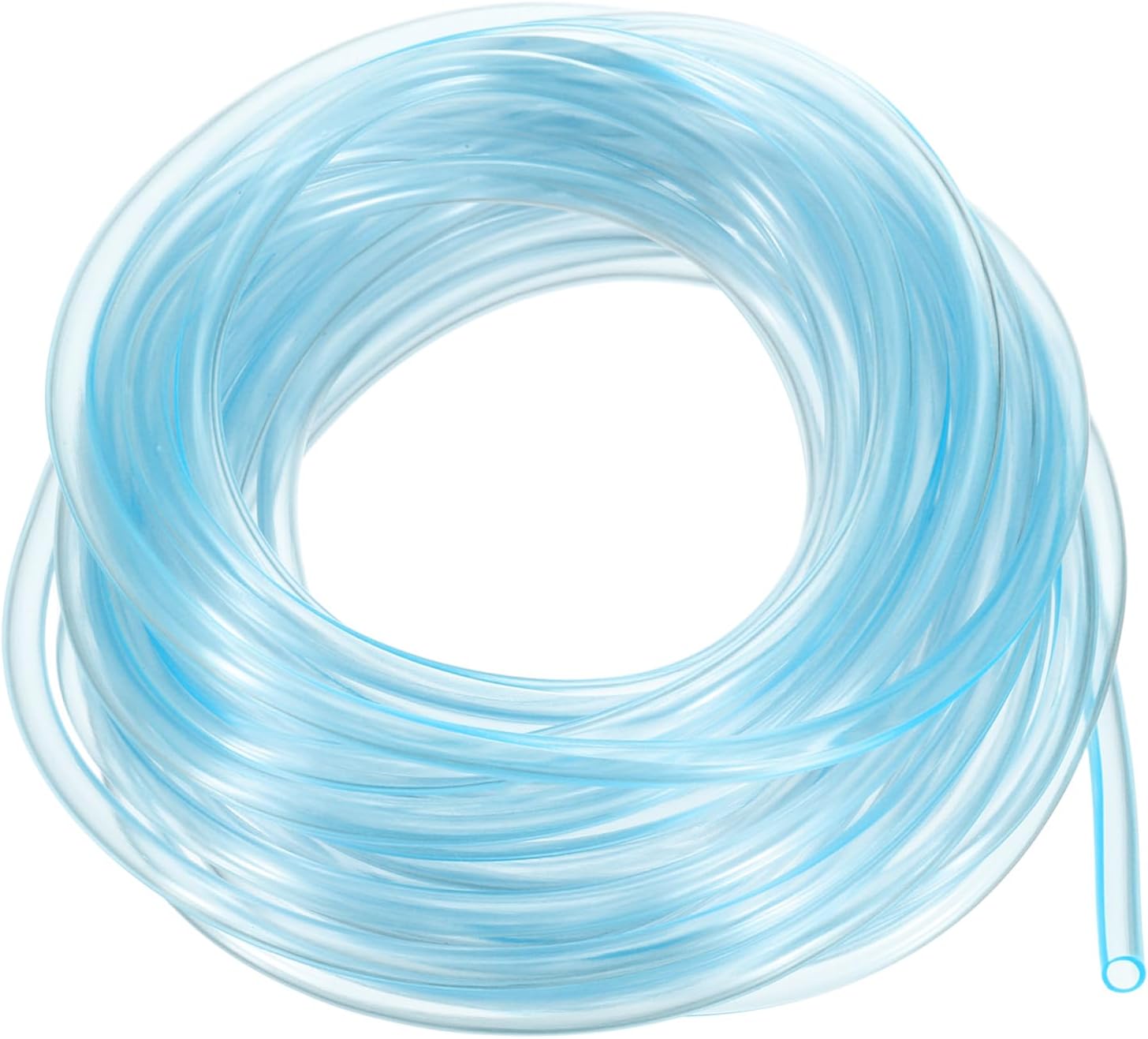 MECCANIXITY Solid Rubber Cord Tubing, 2mm OD x 33ft L Blue Rubber Tube for DIY Craft Beading Necklaces Bracelet