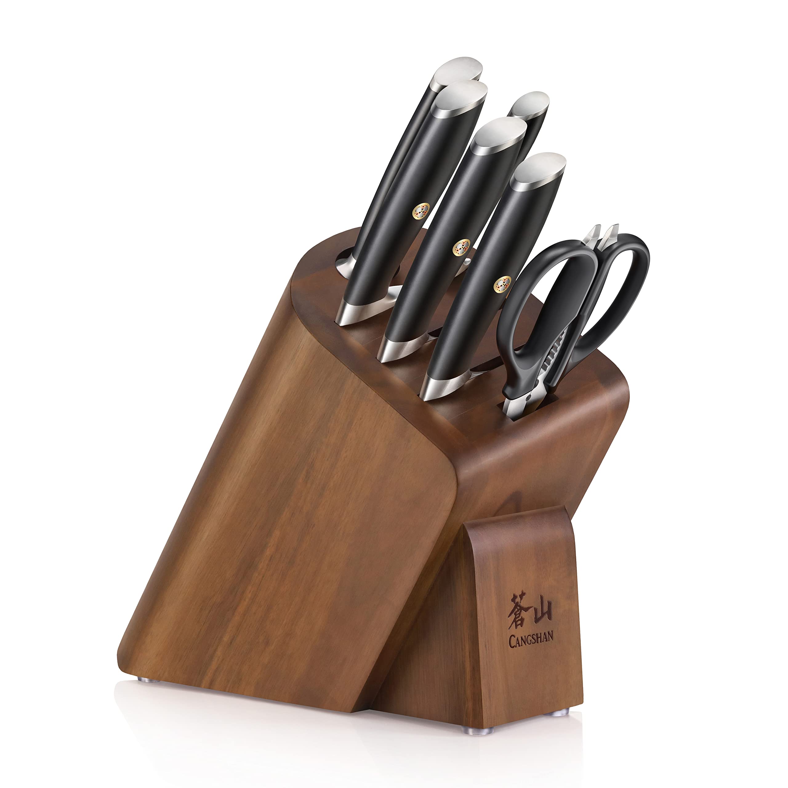 Amazon.com: Cangshan L Series 7-Piece Cleaver Knife Block Set