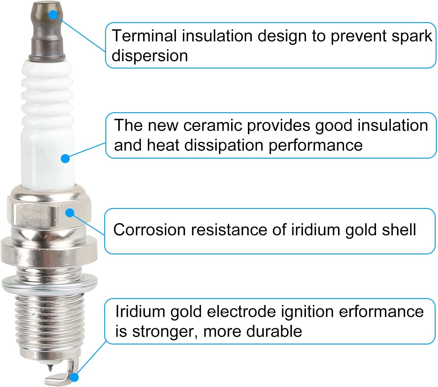 JDMON Ignition Coils Pack and Spark Plug Compatible with Scion xB xA Toyota Yaris Echo Prius 1.5L Repalcement for 9091902240 UF316 C1304 Set of 4