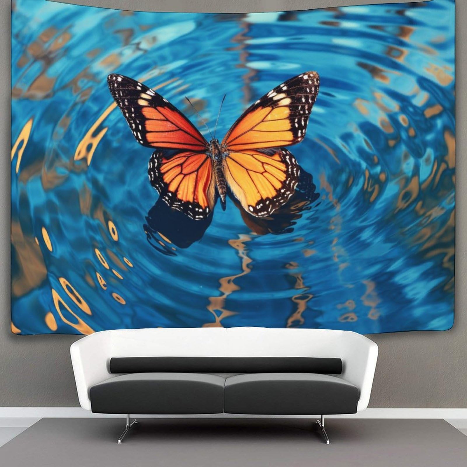 kaiyun Butterfly Tapestry Wall Hanging Wall Art for Living Room Bedroom Dorm 70cmx100cm