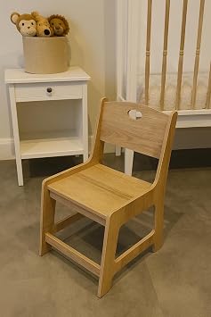 ocuk Aktivite Masas  Sandalyesi |%100 MDF Kahverengi