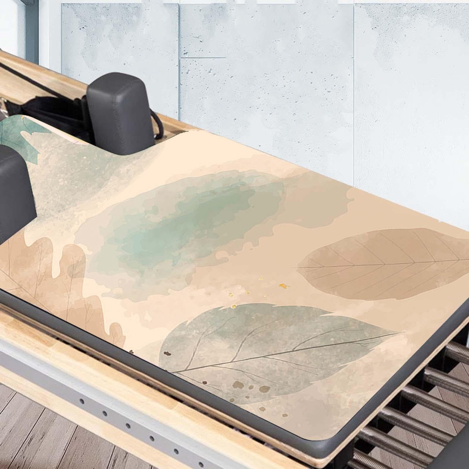Tappetino per Pilates Reformer Pieghevole, Tappetino Antiscivolo, Tappetino per Meditazione, Leggero, Portatile, Imbottito, in Gomma Scamosciata,
