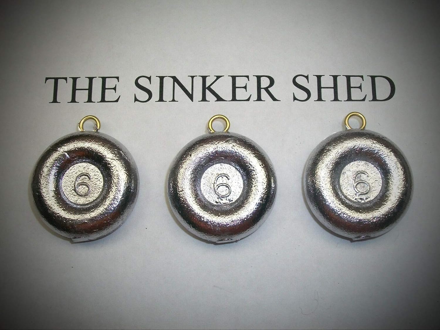 6oz River Coin Sinkers/Decoy Weight Quantity of 6