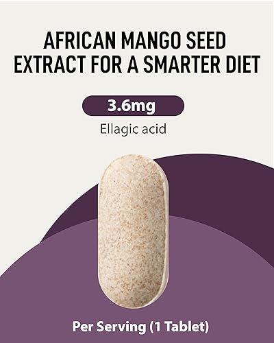 Miniatura 2 de FromBIO HealthyFit Dibab Wild Mango (IGOB131) 900mg por porción con vitamina A, C, D, E (30 tabletas)