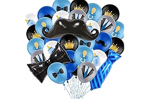 Black Boss Baby Backdrop for Unforgettable Boys' Birthday Extravaganzas