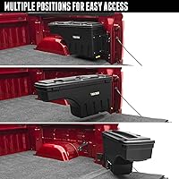 Vista 2 de UNDERCOVER Caja de almacenamiento de cama de camión SwingCase SC105P Para Chevrolet Silverado 2020 / GMC Sierra HD (2500-3500) lado del pasajero