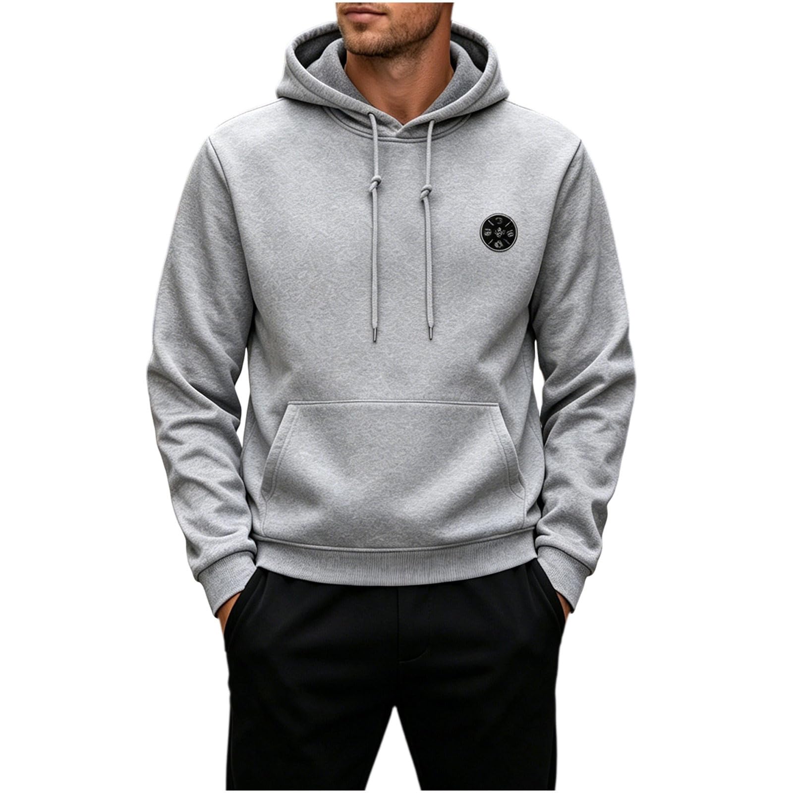 Herren Beheizbare Hoodie mit 9 Heizzonen Winter Sweatshirt Kapuzenpullover