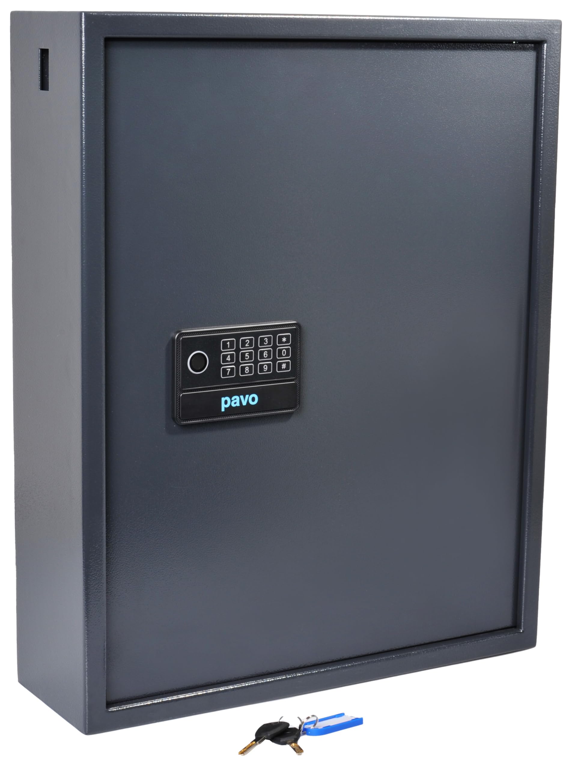 Pavo - Armoire à clés Haute sécurité Magnettag pour 100 clés - Gris foncé, 8015658
