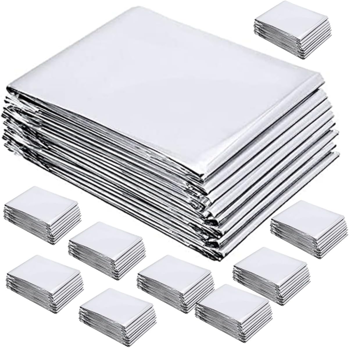 WOONEKY 12sheets Reflective Insulation Blanket for Planting Cold Frame Greenhouses Outdoor Greenhouse