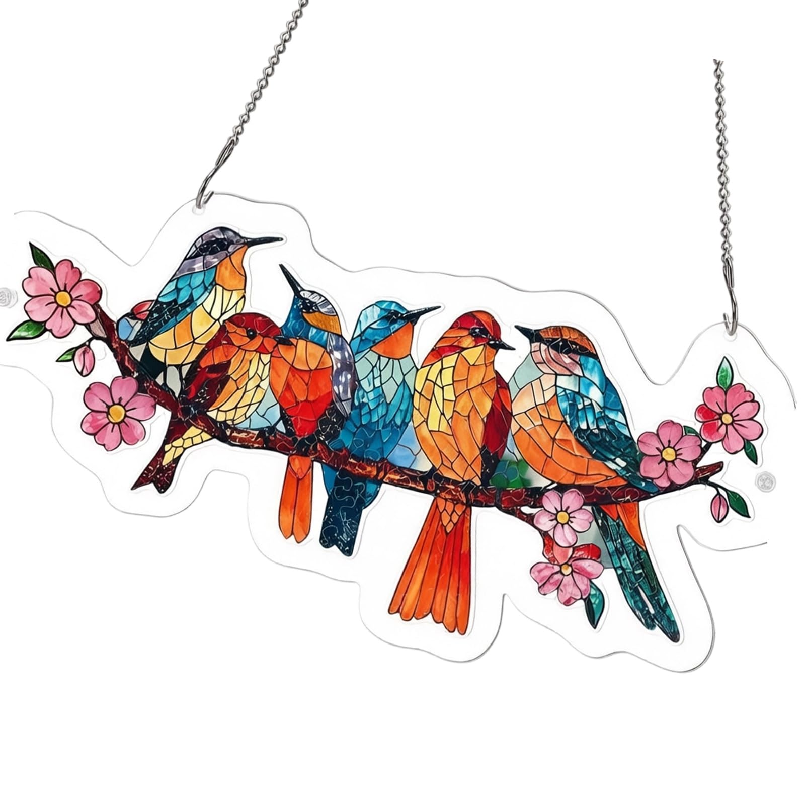 Jigsaws Puzzle Suncatchers Acrylic Window Suncatchers Decors Birthday Women Stained Glass Window Hanging Decors Acrylic Panel