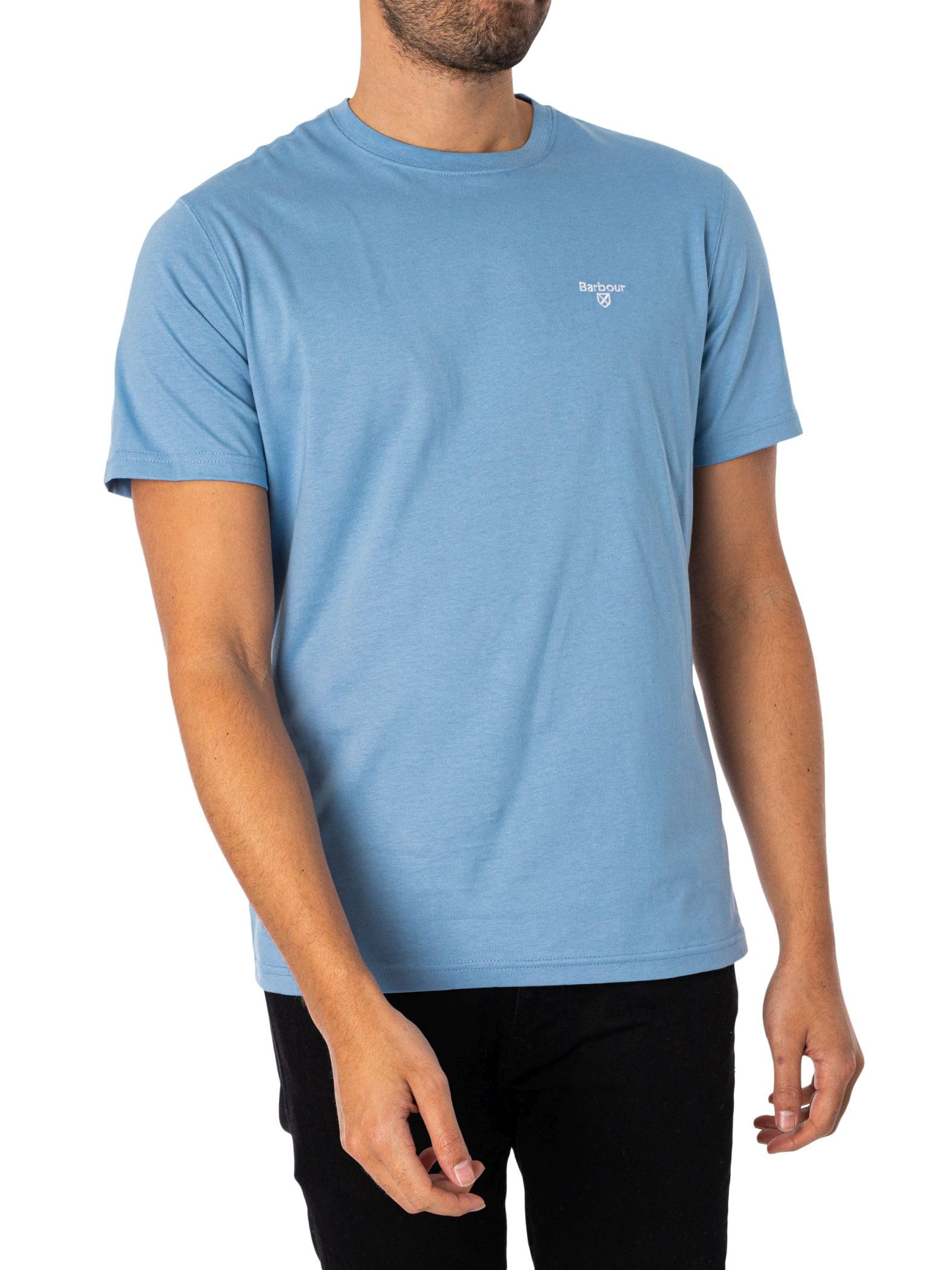Barbour Men's Essential Sports T-Shirt Blue (UK, Alpha, XXL, Regular, Regular, Blue)