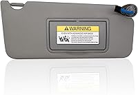 Vista 1 de NHILES Visera solar derecha del pasajero compatible con Honda Accord 2008 2009 2010 2011 2012 2013 2014 2015 2016 2017 con luz reemplaza #