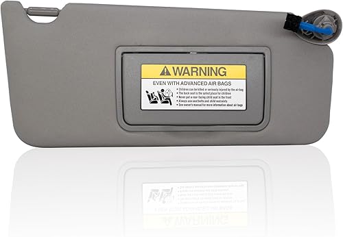 NHILES Visera solar derecha para pasajero compatible con Honda Accord 2008 2009 2010 2011 2012 2013 2014 2015 2016 2017 con luz de repuesto # disponible en Yaxa Peru