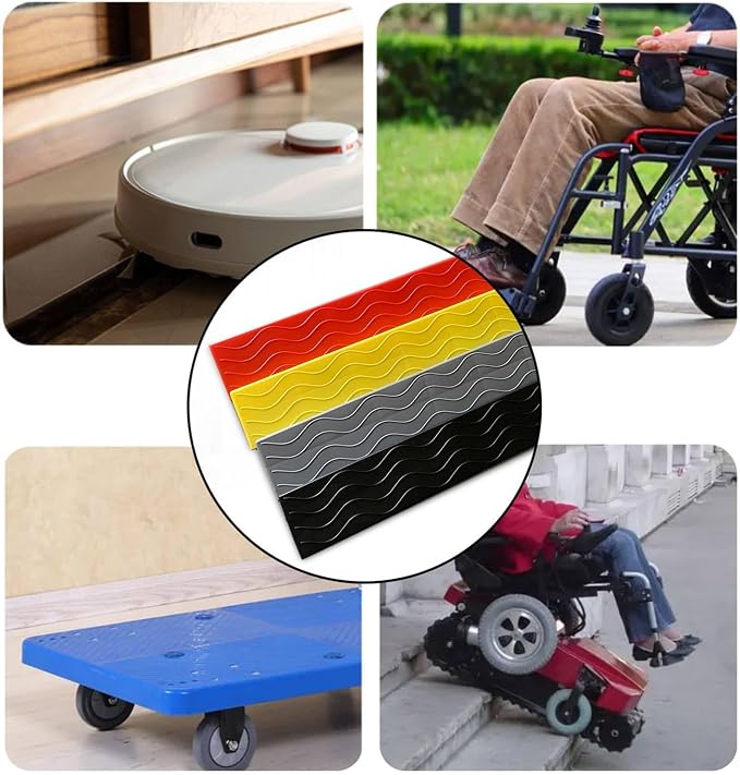 Rampa de bordillo de plástico para motos y sillas de ruedas miniatura 5