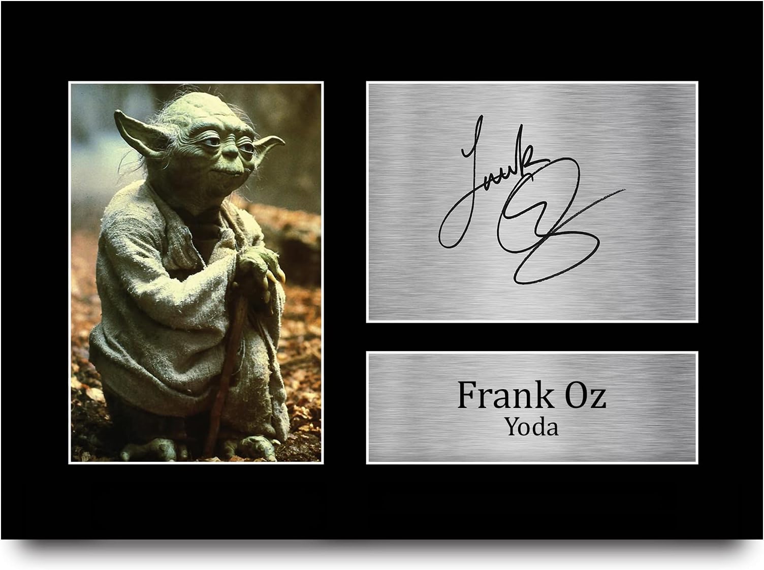 HWC Trading Frank Oz Gift Signed A4 Printed Autograph Star Wars Gifts Yoda Print Photo Picture Display