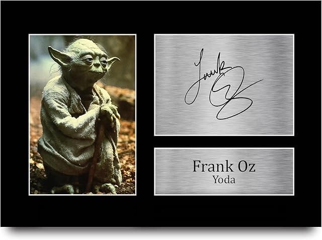 HWC Trading Frank Oz Gift Signed A4 Printed Autograph Star Wars Gifts Yoda Print Photo Picture Display