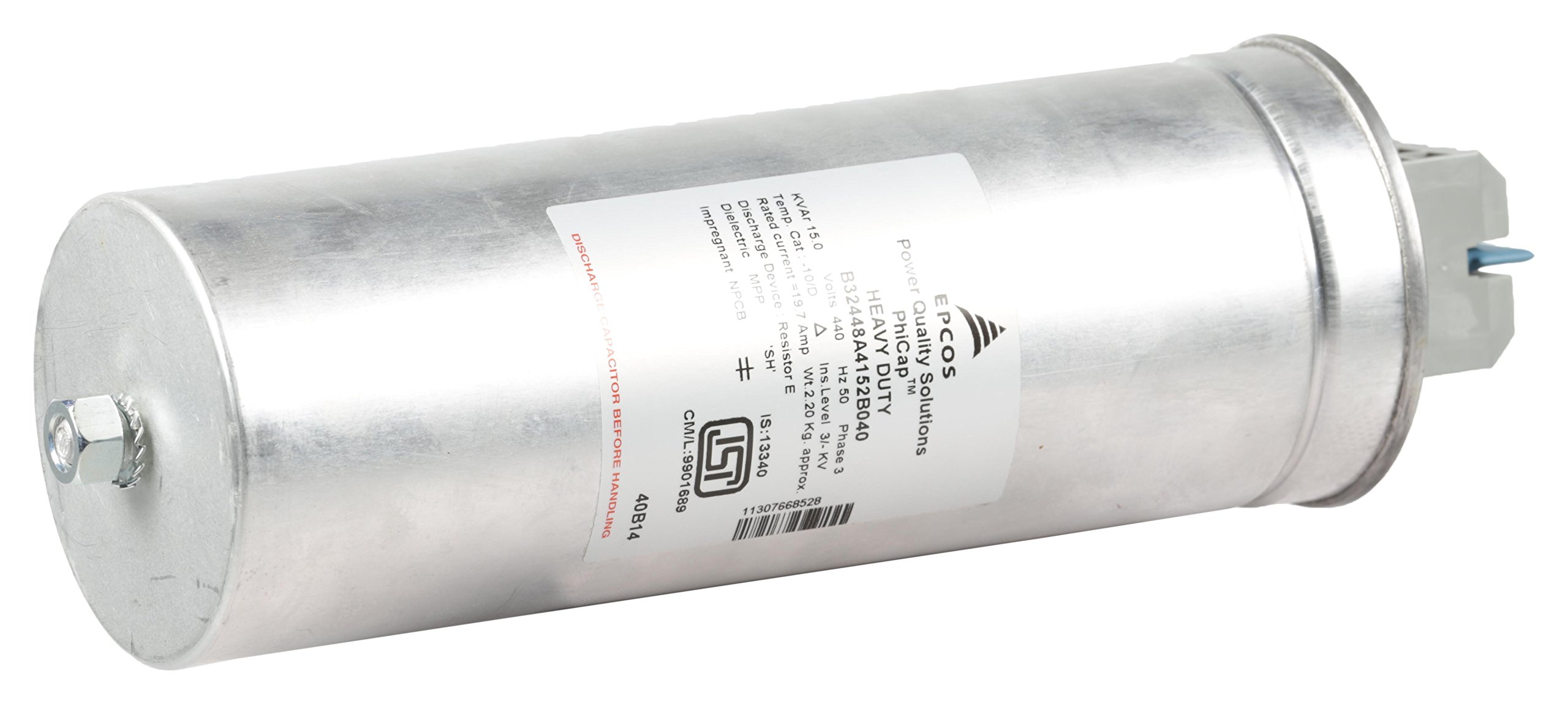 Epcos PhiCap Heavy DutyCapacitor 25KVAr B32448A4252B 40B 1