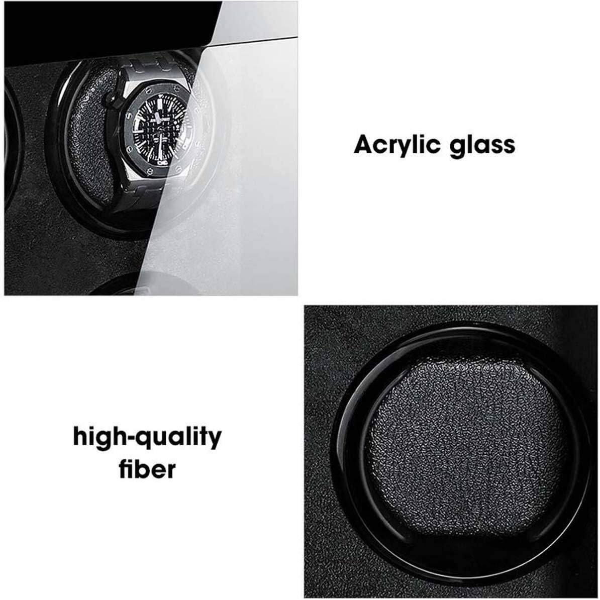 Watch Winders Watch Winder 9 Watches Wooden Automatic Watch Winder Storage Box Touch Screen Automatic Rotations Box Watch Winder for Automatic