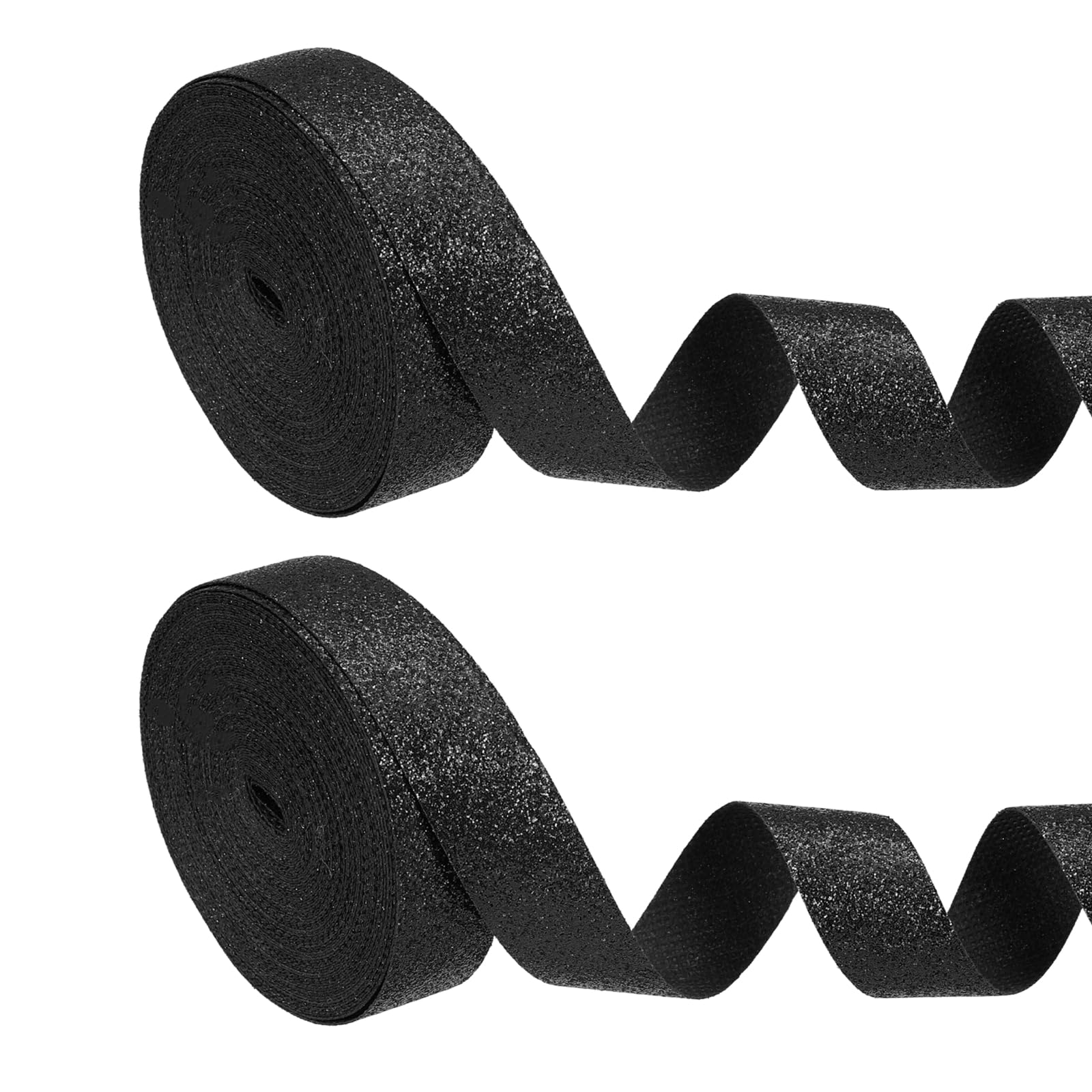 Ruban pailleté noir 3/4 pouce loisirs créatifs art emballage cadeau