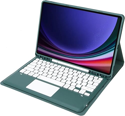 Miniatura 4 de AnMengXinLing Funda de teclado para Galaxy Tab S9 FE 5G de 10.9 pulgadasGalaxy Tab S9 de 11 pulgadas 2023, teclado táctil desmontable con cubierta