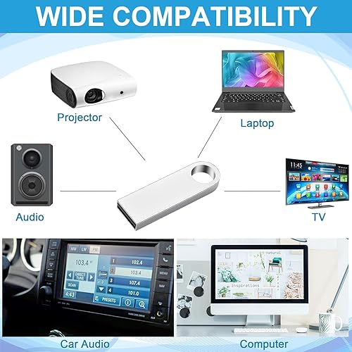 Miniatura 4 de Paquete de 50 unidades USB 2.0 Flash a granel, impermeables, memoria, unidades de lápiz de memoria, diseño de aleación de zinc para PC, computadora,