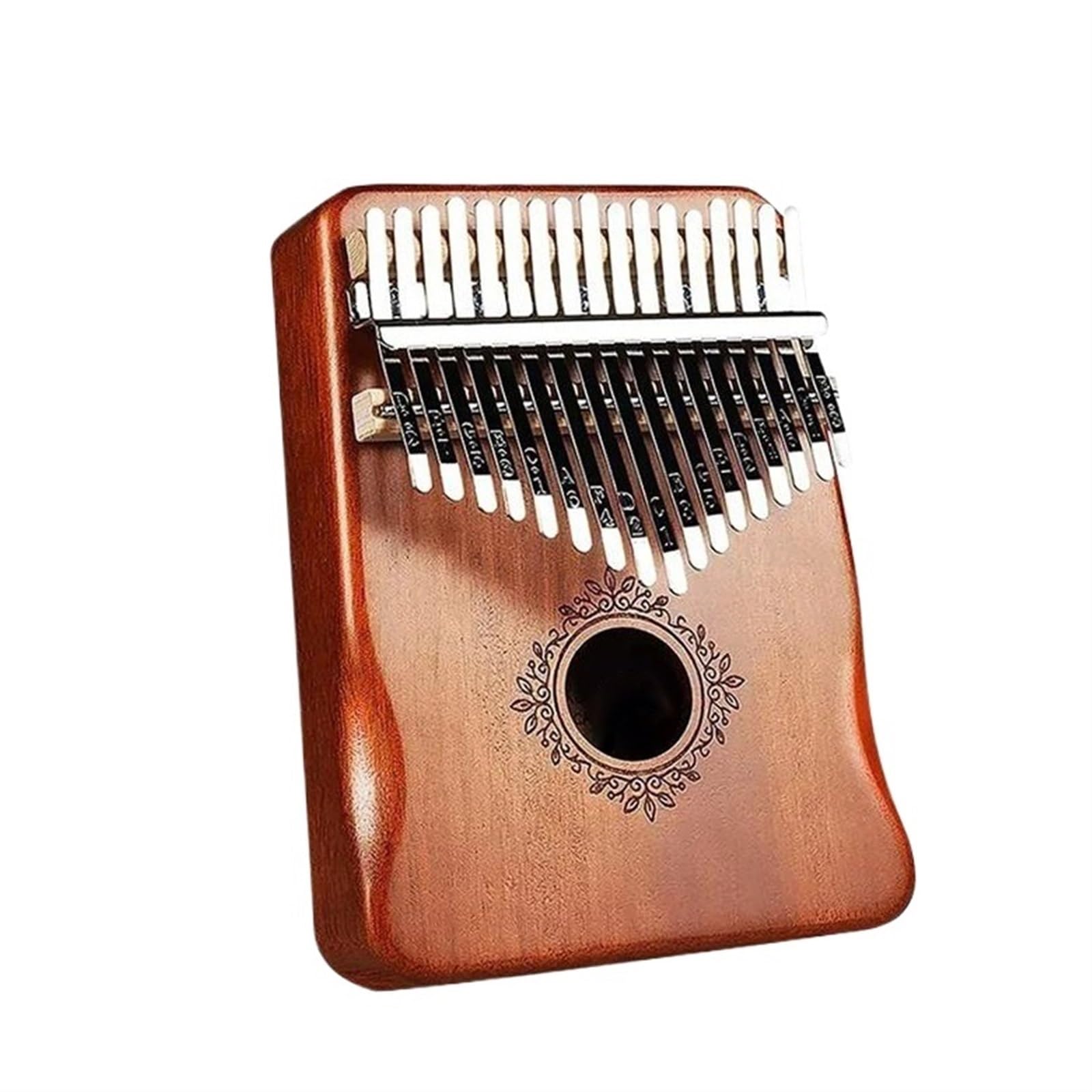Pianino Kciukowe Kalimba 17-klawiszowy Kalimba Thumb Piano Przenośny Instrument Muzyczny Drewniany Uchwyt Na Palce Fortepian Z Młotkami
